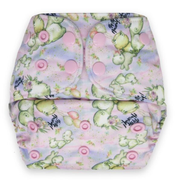 Happy Hippos - Sassibums - reusable cloth nappies