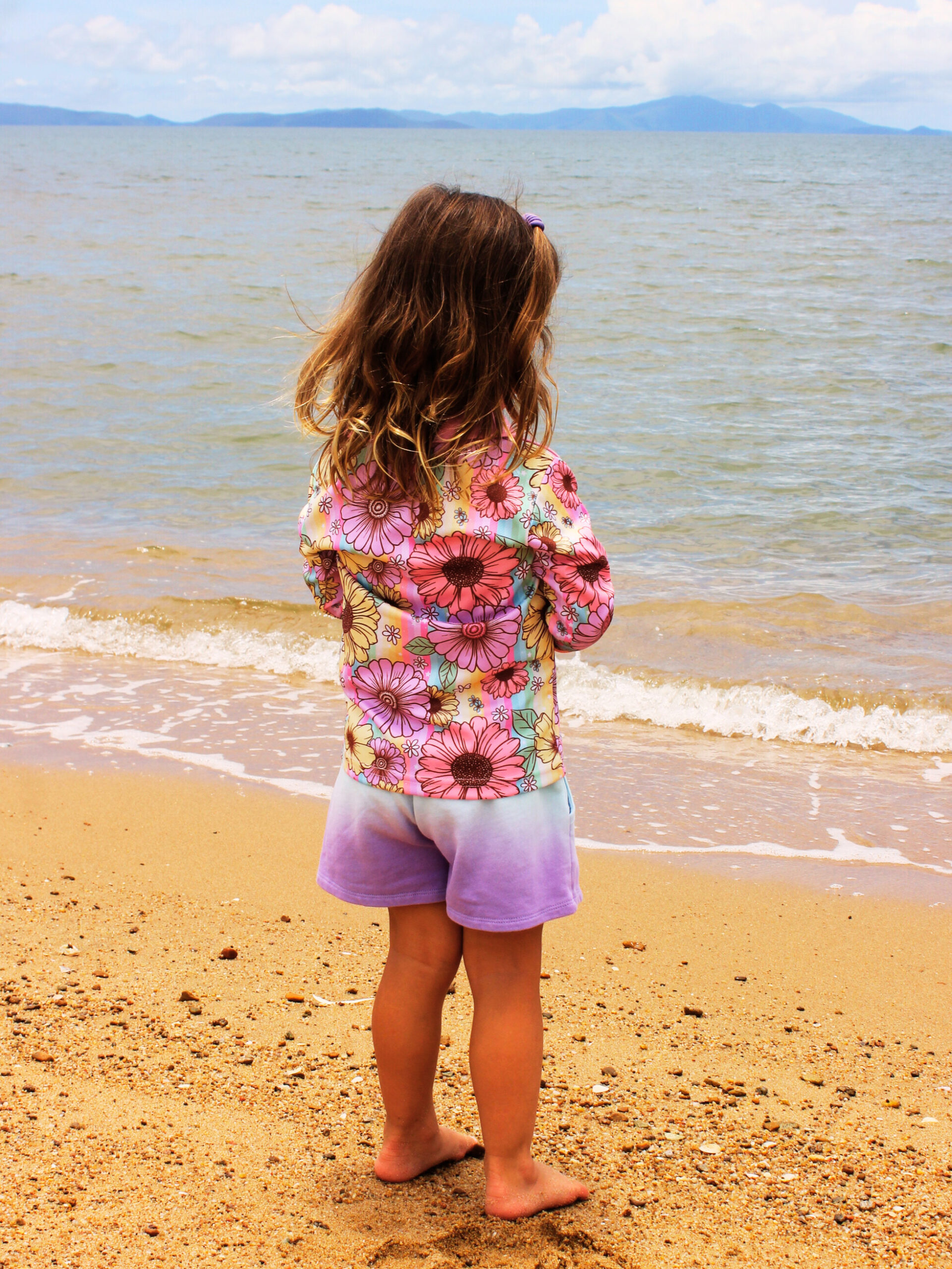 Retro Floral Fishing Romper & Toddler Fishing Shirt, Sassibums
